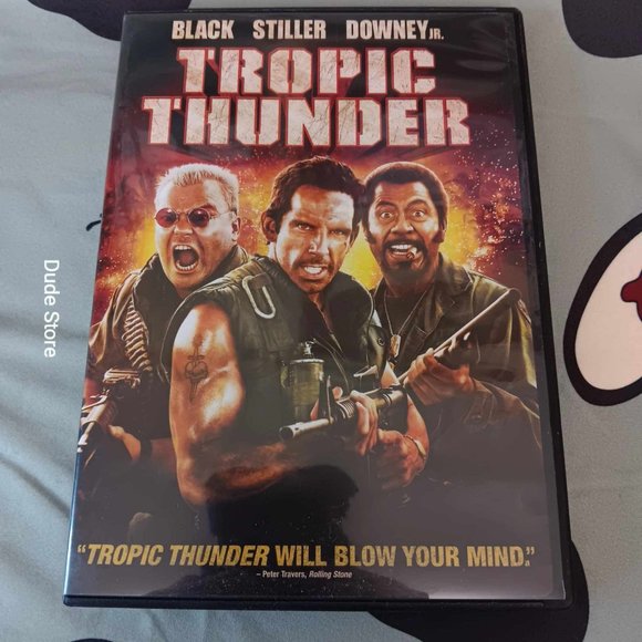 Tropic Thunder - Ben Stiller - Jack Black - Robert Downey, Jr. good+ DVD - 2008 - Picture 1 of 3